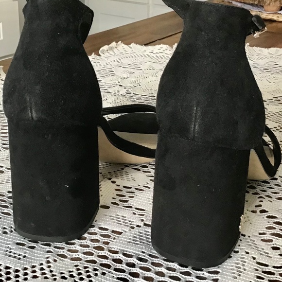 Sam Edelman Daniella Block Heel Sandal~Black~Size 9 1/2W - Picture 5 of 7
